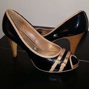 Beautiful patent leather heels